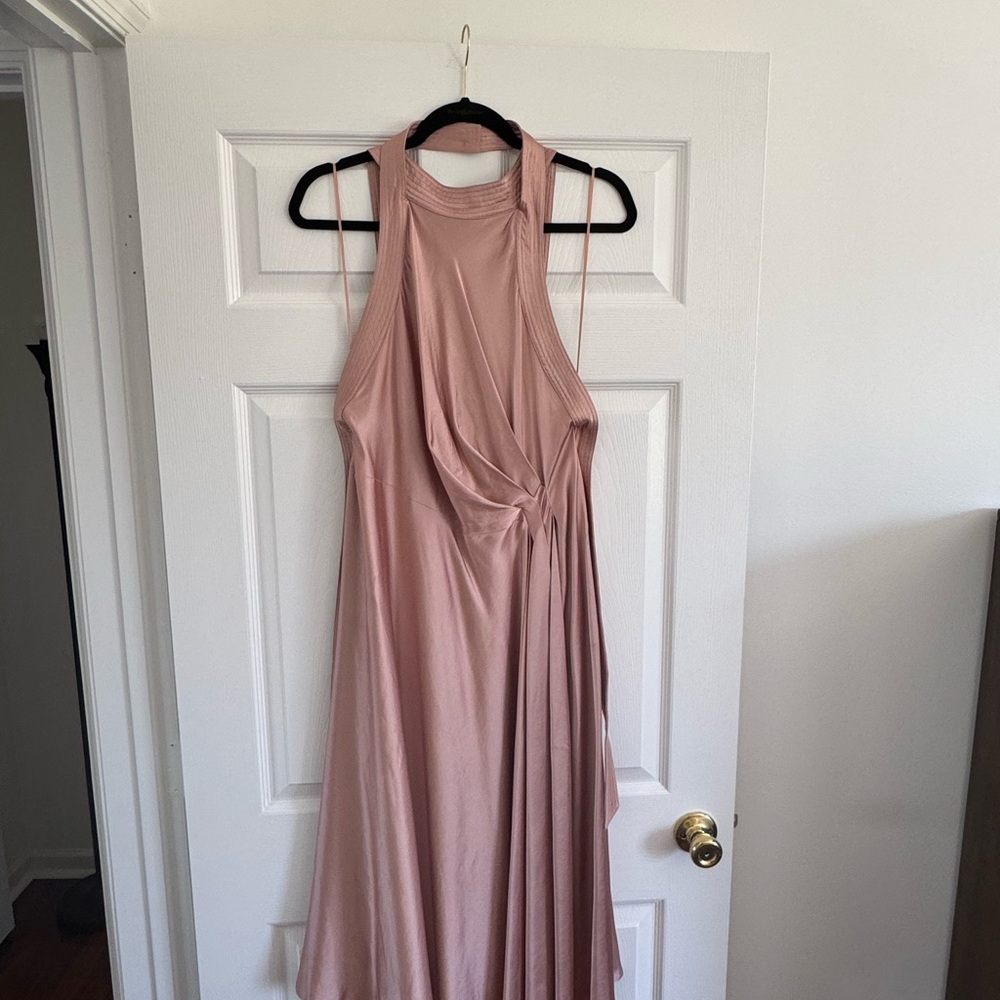 Reiss Elegant Pink Sleeveless Dress